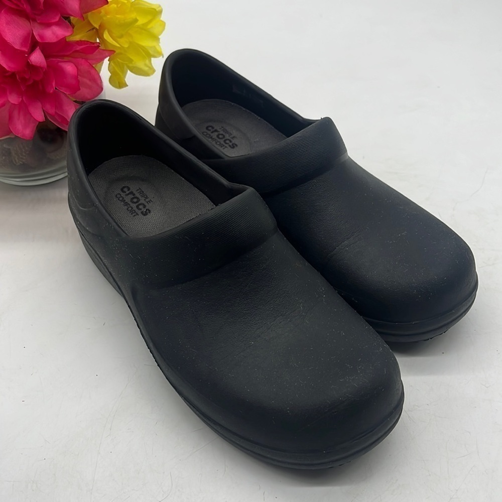 CROCS at Work Rubber Non Slip Clogs Size 7 CR4500D